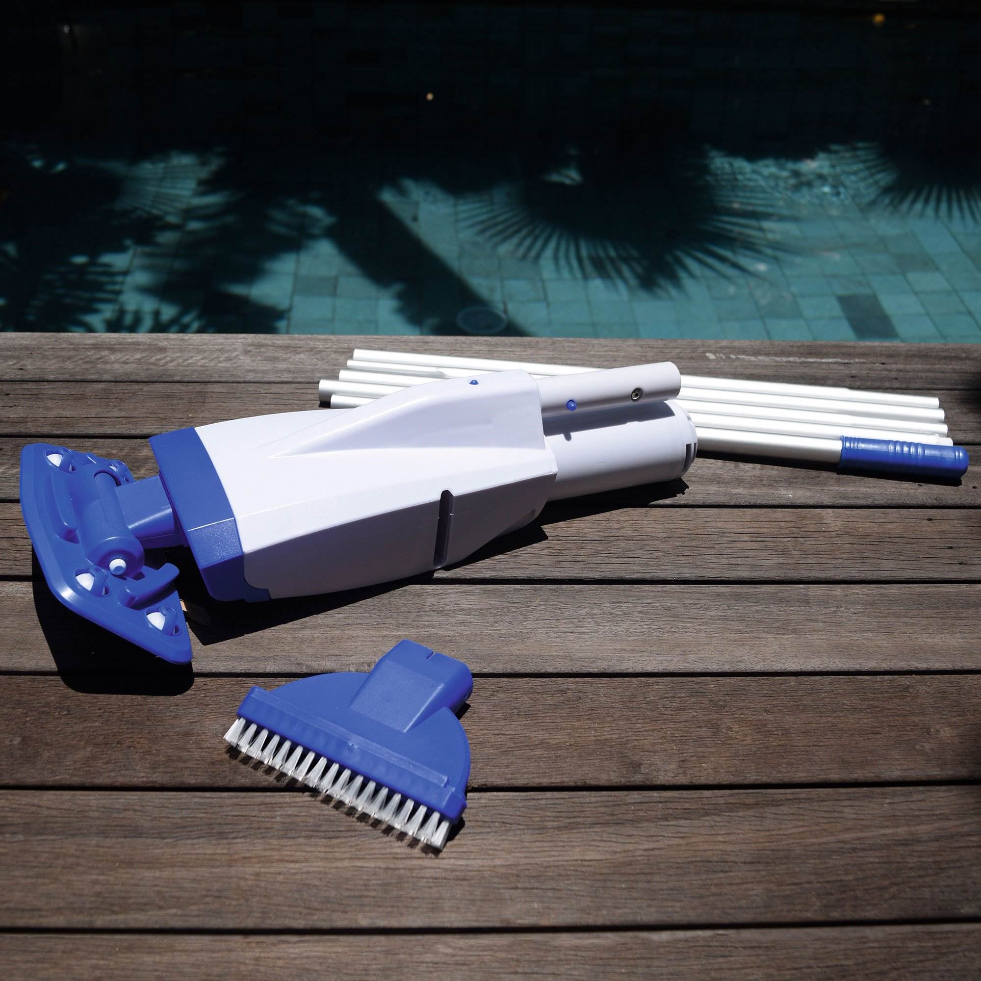 Bestway 20ft x 48in Steel Pro Frame Pool Set, Aqua Powercell Vacuum, & Skimmer - VMInnovations