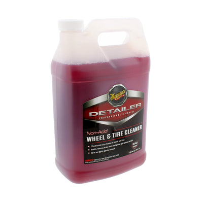Meguiar's Non Acid Tire & Wheel Cleaner Exterior Car Maintenance Care, 1 Gallon