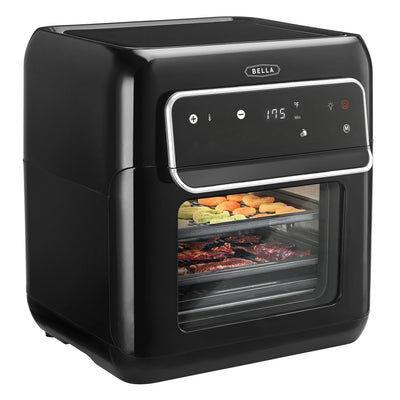 Bella Innovative 10.5 Quart Air Convection Fryer Oven Dehydrator w/ Accessories