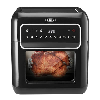 Bella Innovative 10.5 Quart Air Convection Fryer Oven Dehydrator w/ Accessories
