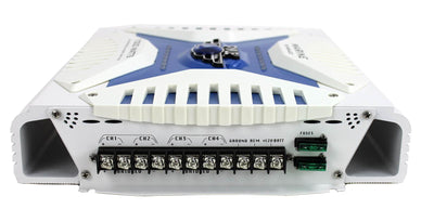 Pyle PLMRA420 1000 Watt 4 Channel Marine Power Audio Mosfet Amplifier (4 Pack)