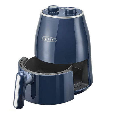 Bella Small Air-Fryer No Oil Deep Cooker Convection Machine, Navy Blue(Open Box)