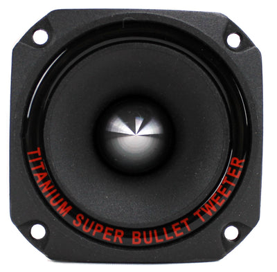 Pyramid TW44 1" 300 Watt Titanium Dome Bullet Car Super Tweeter, Black (6 Pack) - VMInnovations