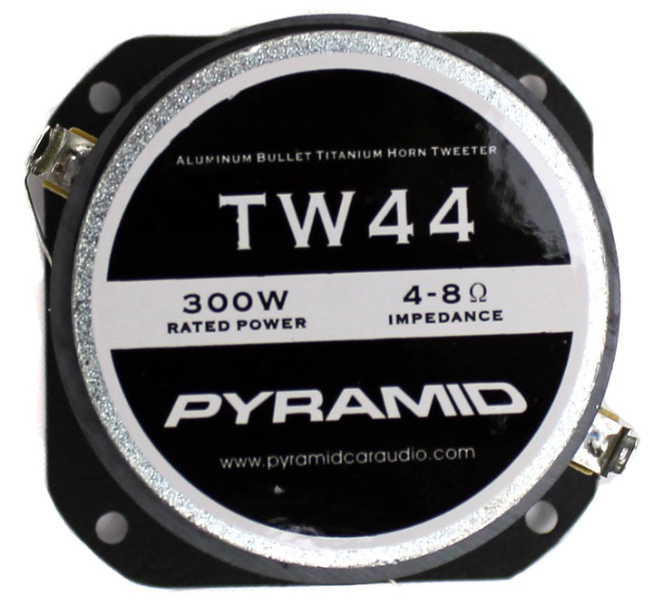 Pyramid 1" 300w Heavy Duty Titanium Dome Bullet Car Super Tweeter