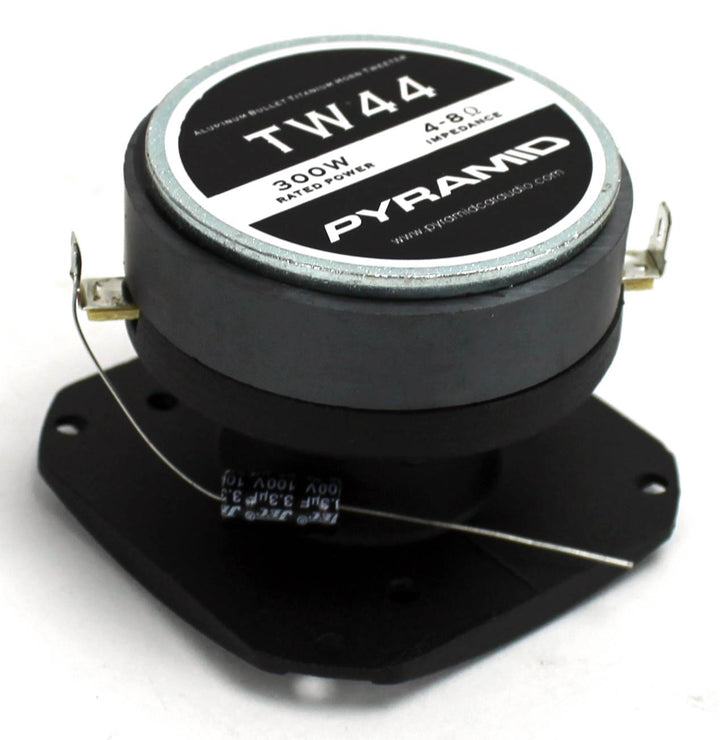 Pyramid TW44 1" 300 Watt Heavy Duty Titanium Dome Bullet Car Super Tweeter