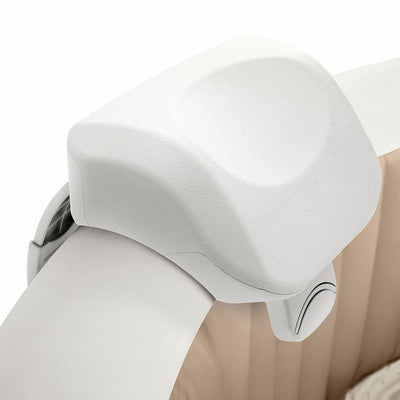 Intex PureSpa Cushioned Headrest Hot Tub Spa Accessory, White(Open Box) (2 Pack)