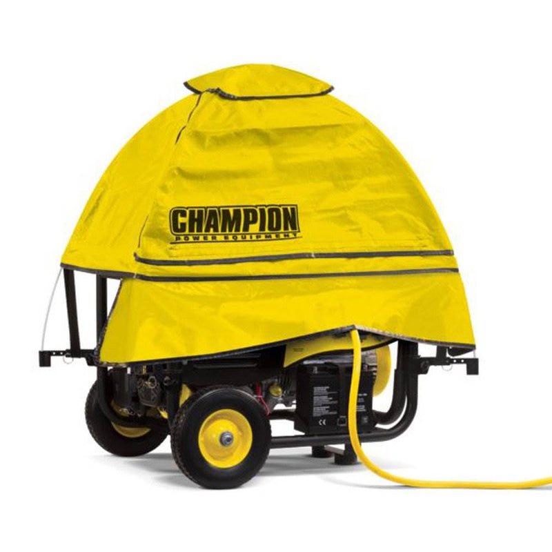 Champion 4000-Watt Digital Hybrid Inverter w/ Storm Shield Weather Cover, Yellow