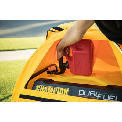 Champion 3500 Watt Gas Powered Generator + Storm Shield Severe Weather Cover
