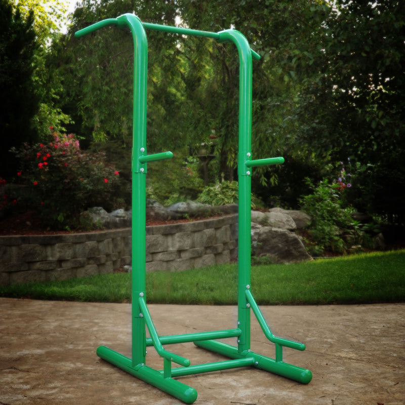 Stamina Products Outdoor Fitness Multi Use Strength Training Power Tower, Green