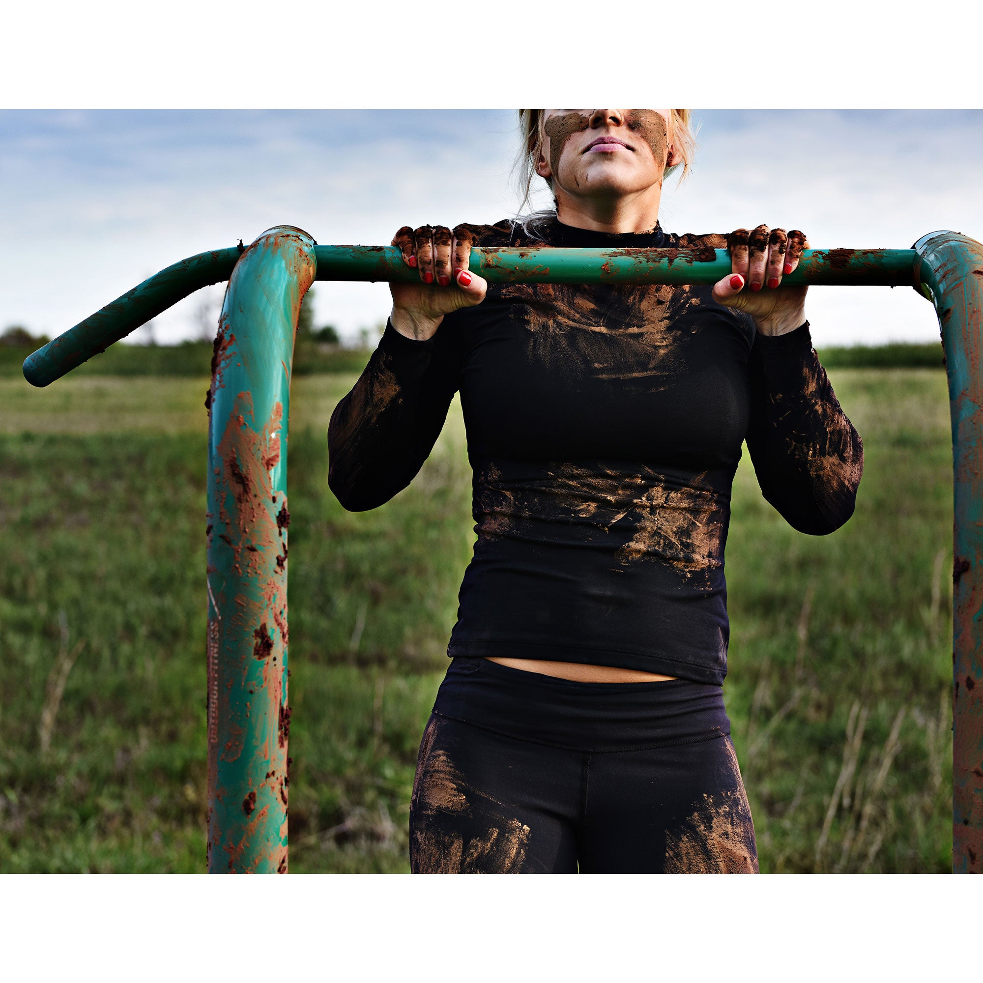 Stamina Products Steel Multi Use Outdoor Fitness Power Tower, Green (Used) - VMInnovations