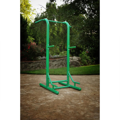 Stamina Products Outdoor Fitness Multi Use Strength Training Power Tower, Green - VMInnovations