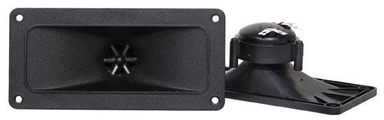 2) Pyramid TW12 2"x5" 200W Pro Piezo Horn Wide Car Audio Tweeter Wide Dispersion