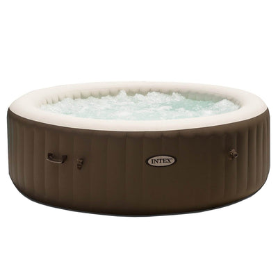 Intex PureSpa 6 Person Inflatable Hot Tub + SpaGuard 3 Month Water Softening Kit