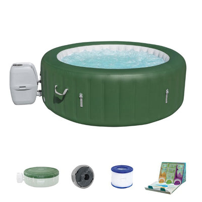 Coleman SaluSpa 6 Person Inflatable Spa + Water Softening Kit - VMInnovations