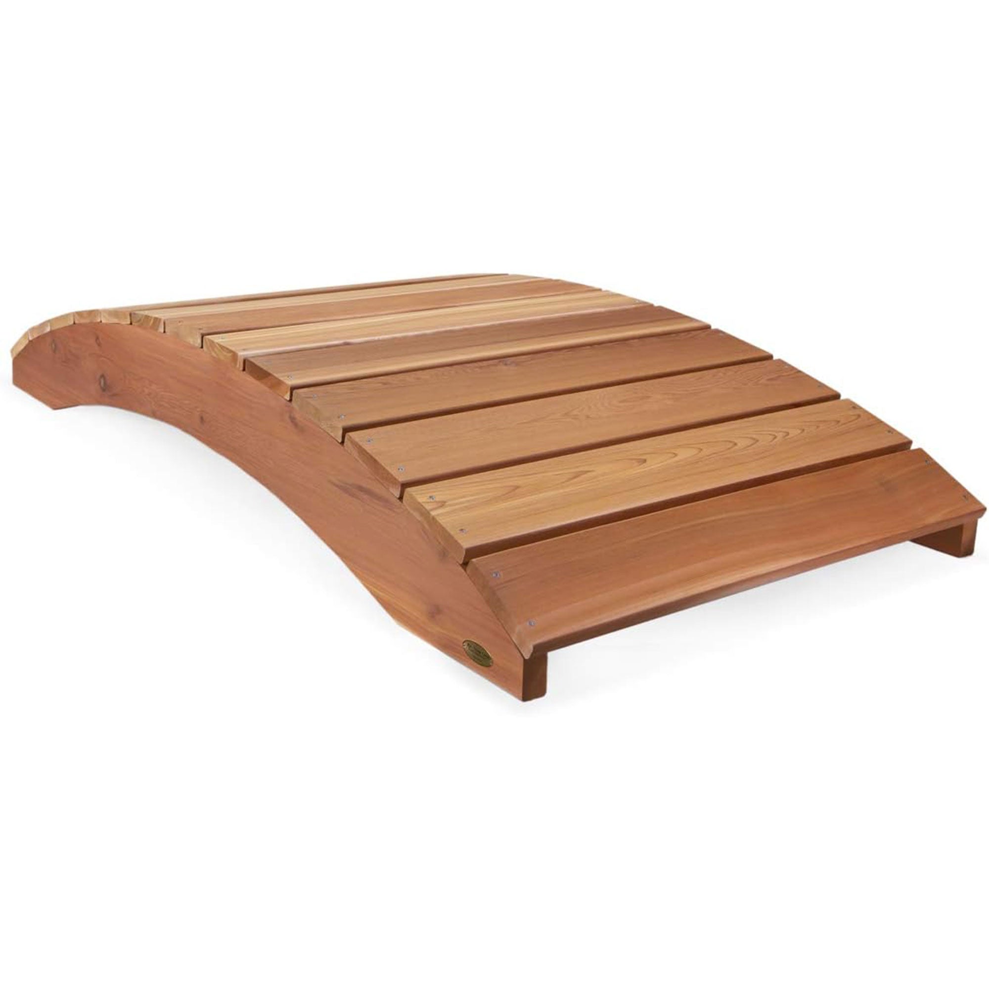 All Things Cedar 6 Foot Bridge, Red Western Cedar, 72 x 36 x 12 Inches(Open Box) - VMInnovations