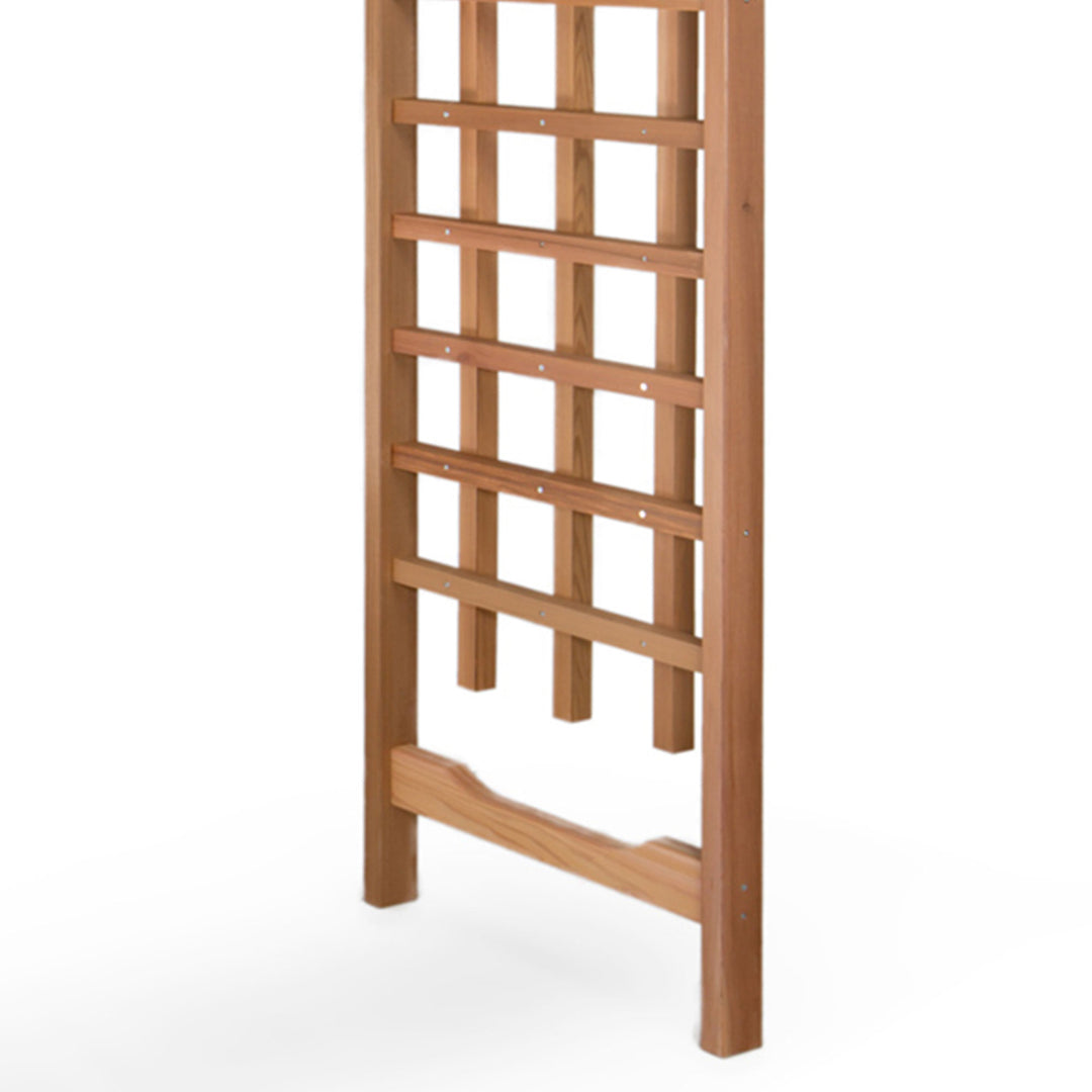 All Things Cedar Backyard Garden Traditional Archway Pagoda Arbor (Open Box)