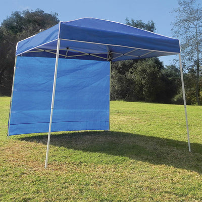 Z-Shade 10x10' Instant Canopy Tent Sidewall Accessory, Blue (Open Box) (2 Pack)