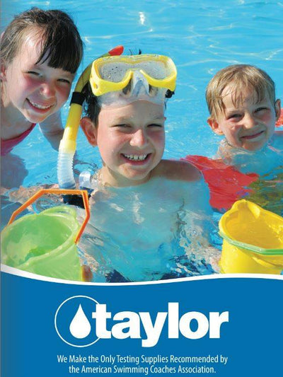 Taylor K-1003 Safety Plus Pool Chlorine Bromine pH Alkalinity Test Kit(Open Box)