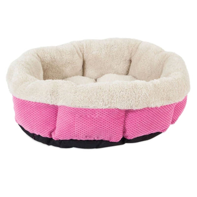 Petmate Precision Pet SnooZZy Mod Chic Cuddler Pet Dog Bed, Pink (Used)