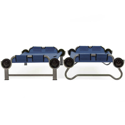 Disc-O-Bed Youth Kid-O-Bunk Benchable Bunk Double Cot w/ No Slip Pads (4 Pack)
