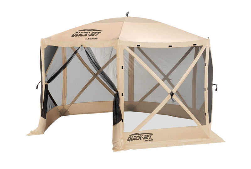 Clam Quick Set Escape Portable Canopy Shelter + Wind & Sun Panels (3 pack)