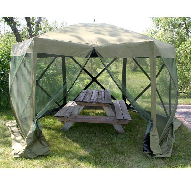 Clam Quick Set Escape Portable Canopy Shelter with Wind and Sun Panels (4 pack)