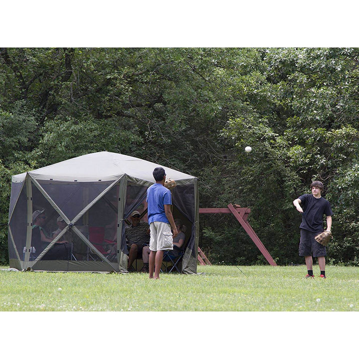 Clam Quick Set Escape Portable Canopy Shelter with Wind & Sun Panels, (2 pack) - VMInnovations