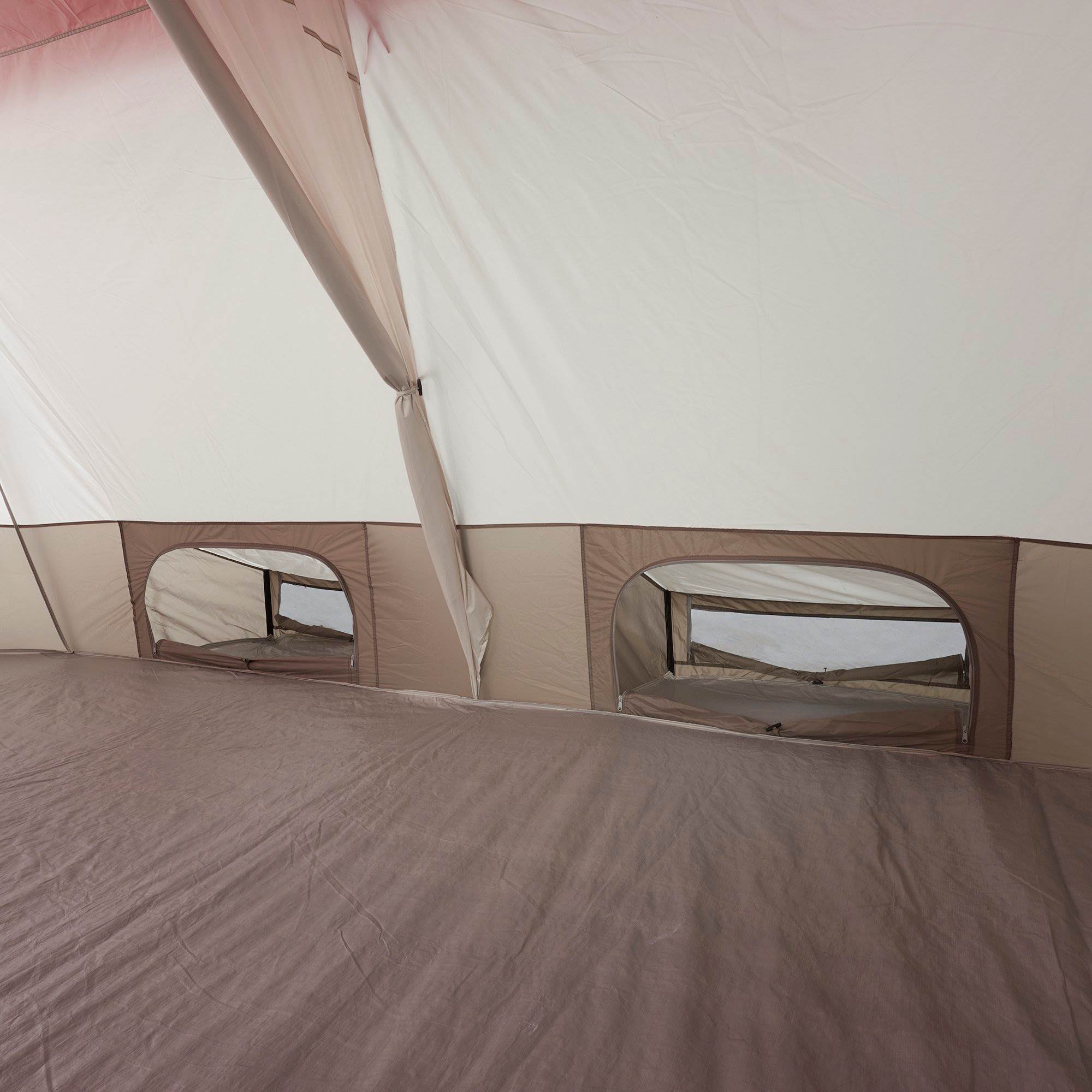 Wenzel Kodiak 9-Person Family Camping Cabin Tent with Insta-Bed Queen with Pump