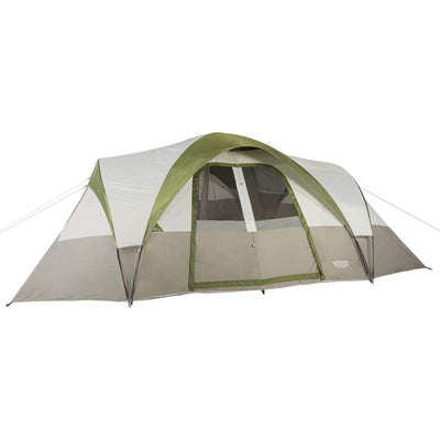 Wenzel Mammoth 16-Person Family Dome Camping Tent w/ Insta-Bed Queen with Pump
