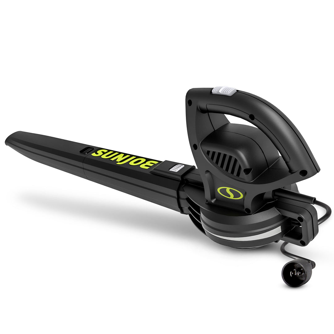 Sun Joe Electric Leaf Blower, 6 Amp Motor, 155 MPH Air Speed, Black (Used)