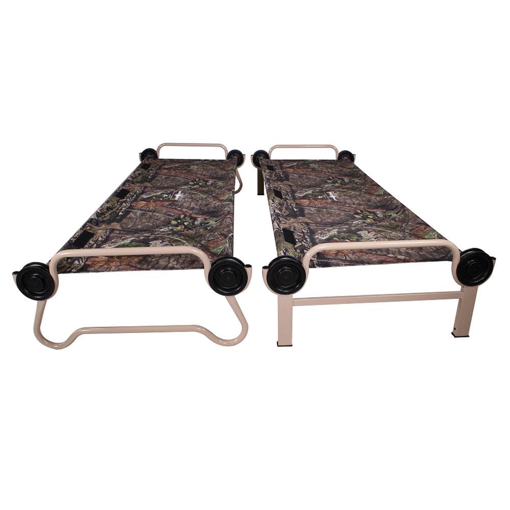 Disc-O-Bed Large Bunk Cot & Disc-O-Bed Non-Slip Foot Pads (4-Pack)