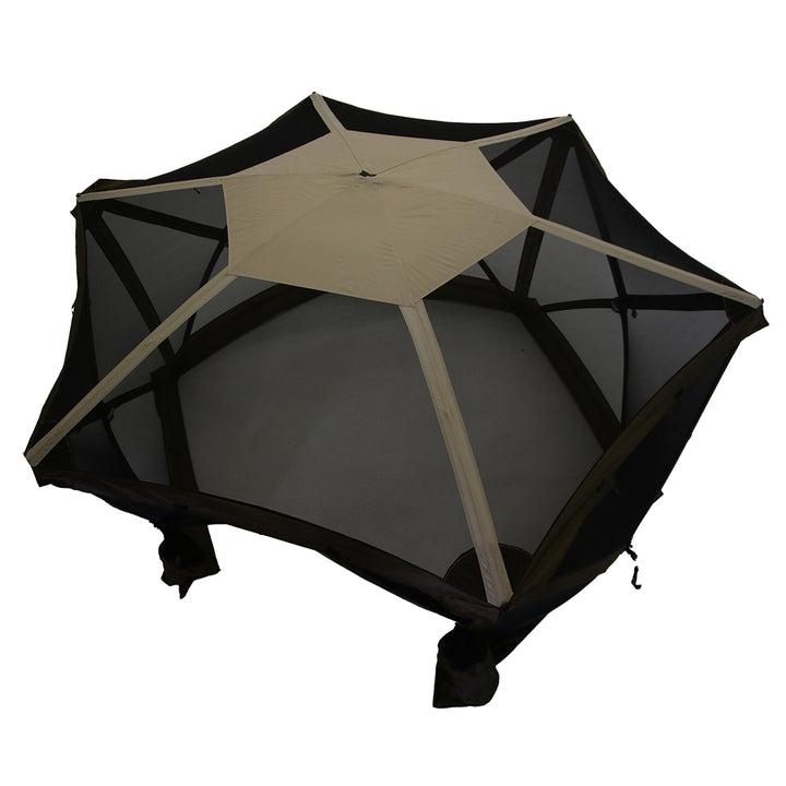 Clam Quick Set Escape Sky Screen Portable Gazebo, Wind and Sun Panel, Rain Fly