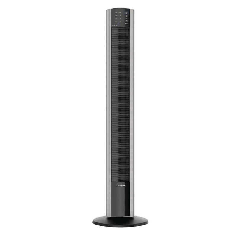 Lasko XtraAir 48 Inch Standing Tower Home Fan Air Ionizer with Remote Control