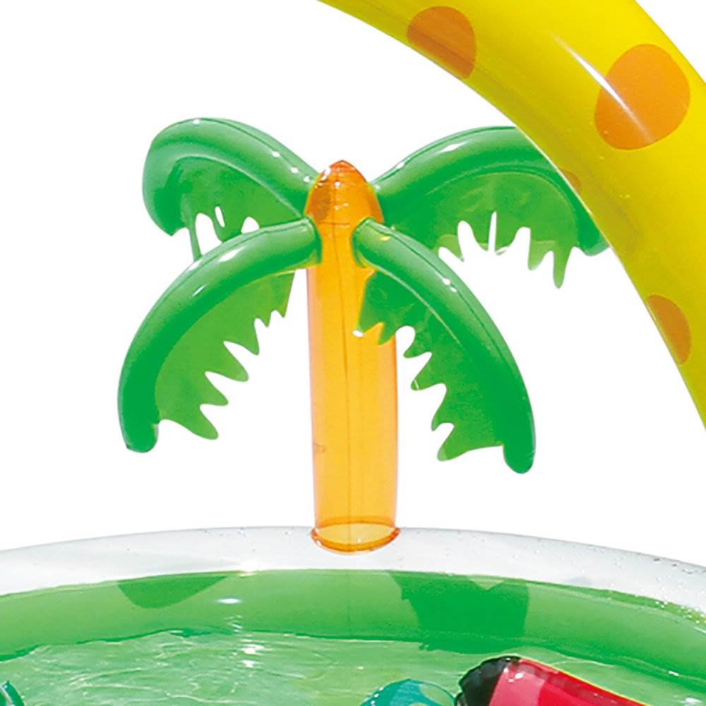Summer Waves 8.41ft x 6.25in x 50in Inflatable Jungle & Sea Pool Play Centers