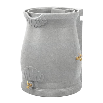 Good Ideas 50 Gallon Rain Saver Wizard Barrel Urn, Light Granite (Open Box)