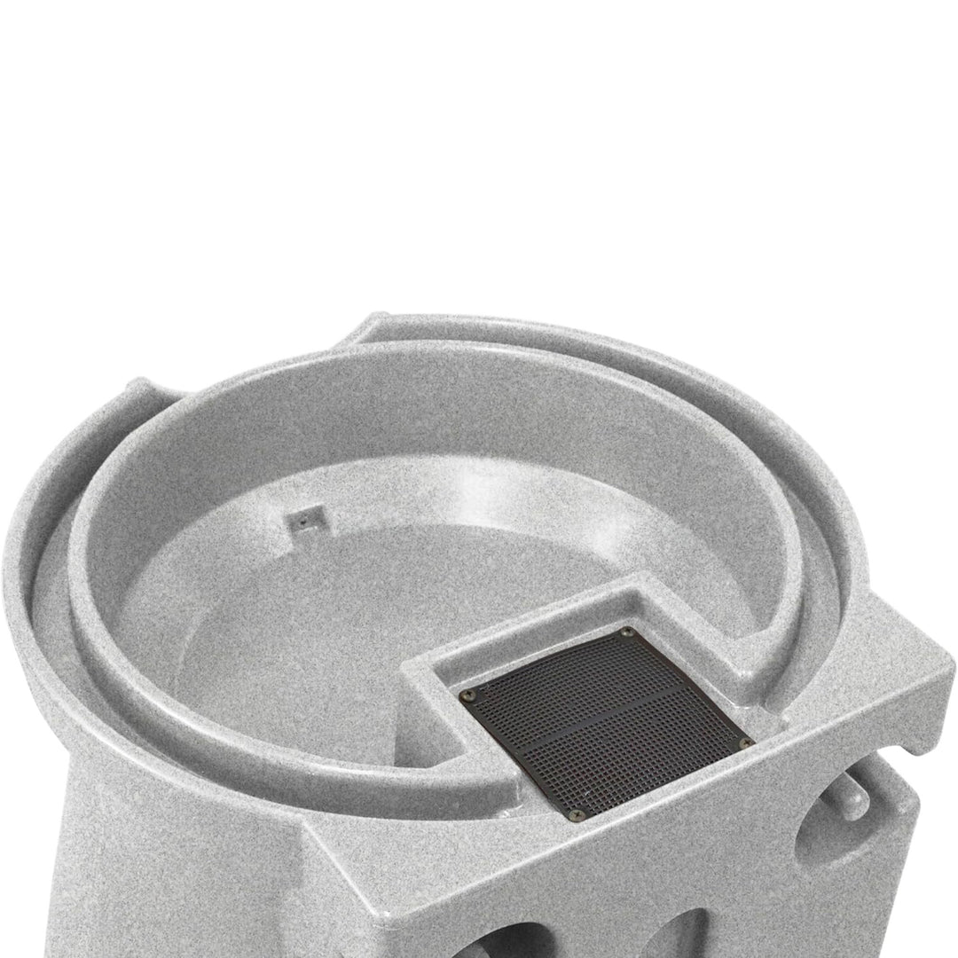 Good Ideas 50 Gallon Rain Saver Wizard Barrel Urn, Light Granite (Used) - VMInnovations