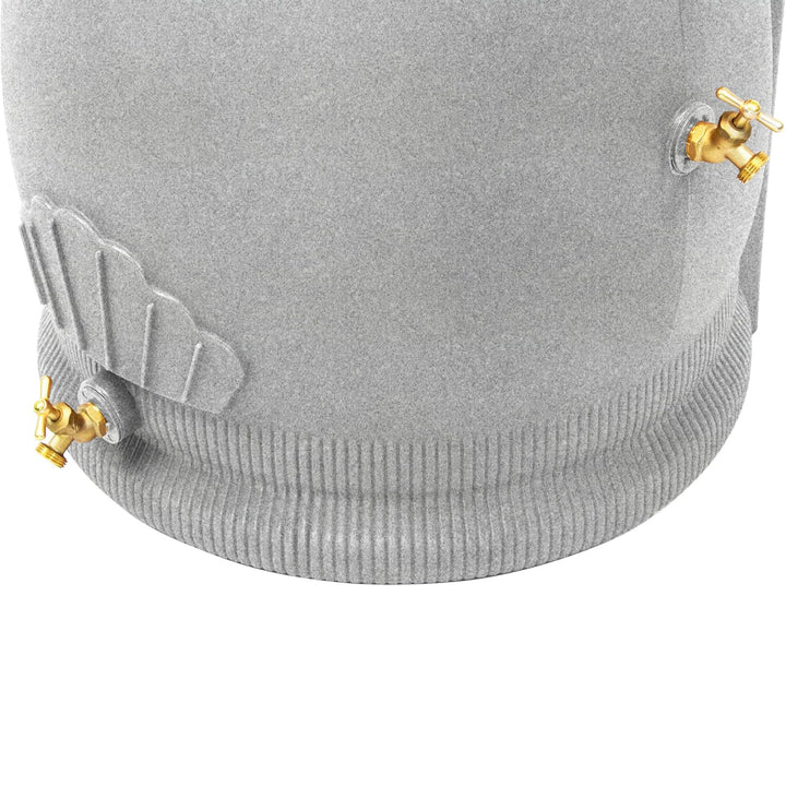 Good Ideas 50 Gallon Rain Saver Wizard Barrel Urn, Light Granite (Used) - VMInnovations