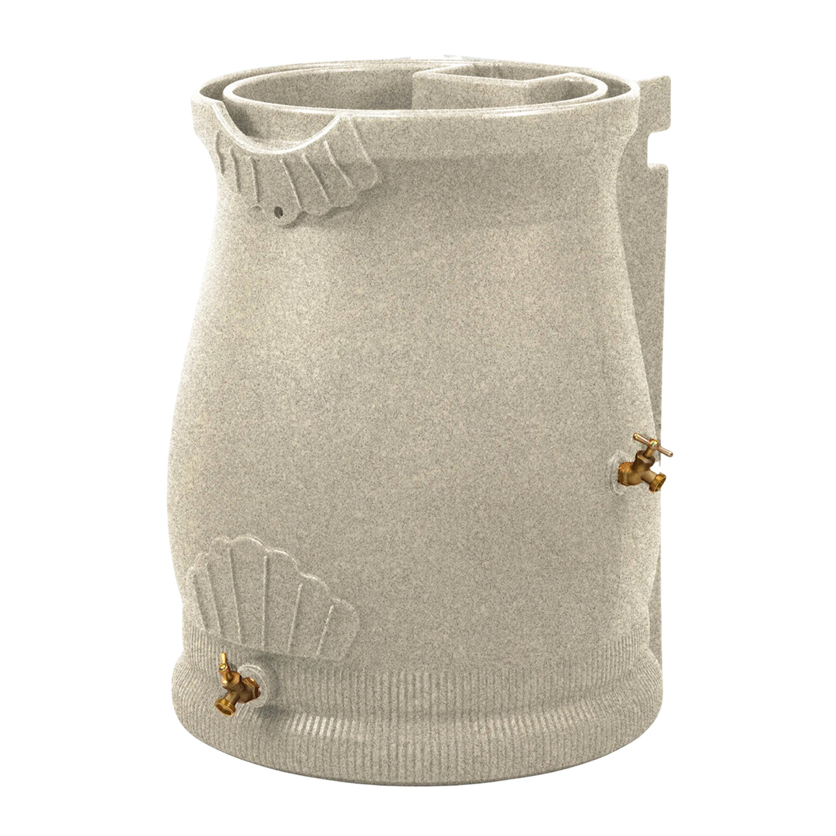 Good Ideas RWURN50-SAN 50 Gallon Rain Water Saver Wizard Barrel Urn, Sandstone - VMInnovations