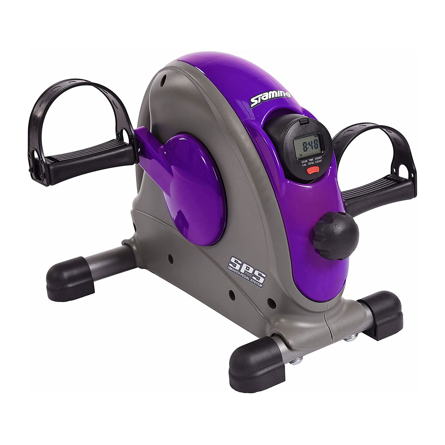 Stamina Products Mini Stationary Under Desk Exercise Bike Home/Office, Purple - VMInnovations