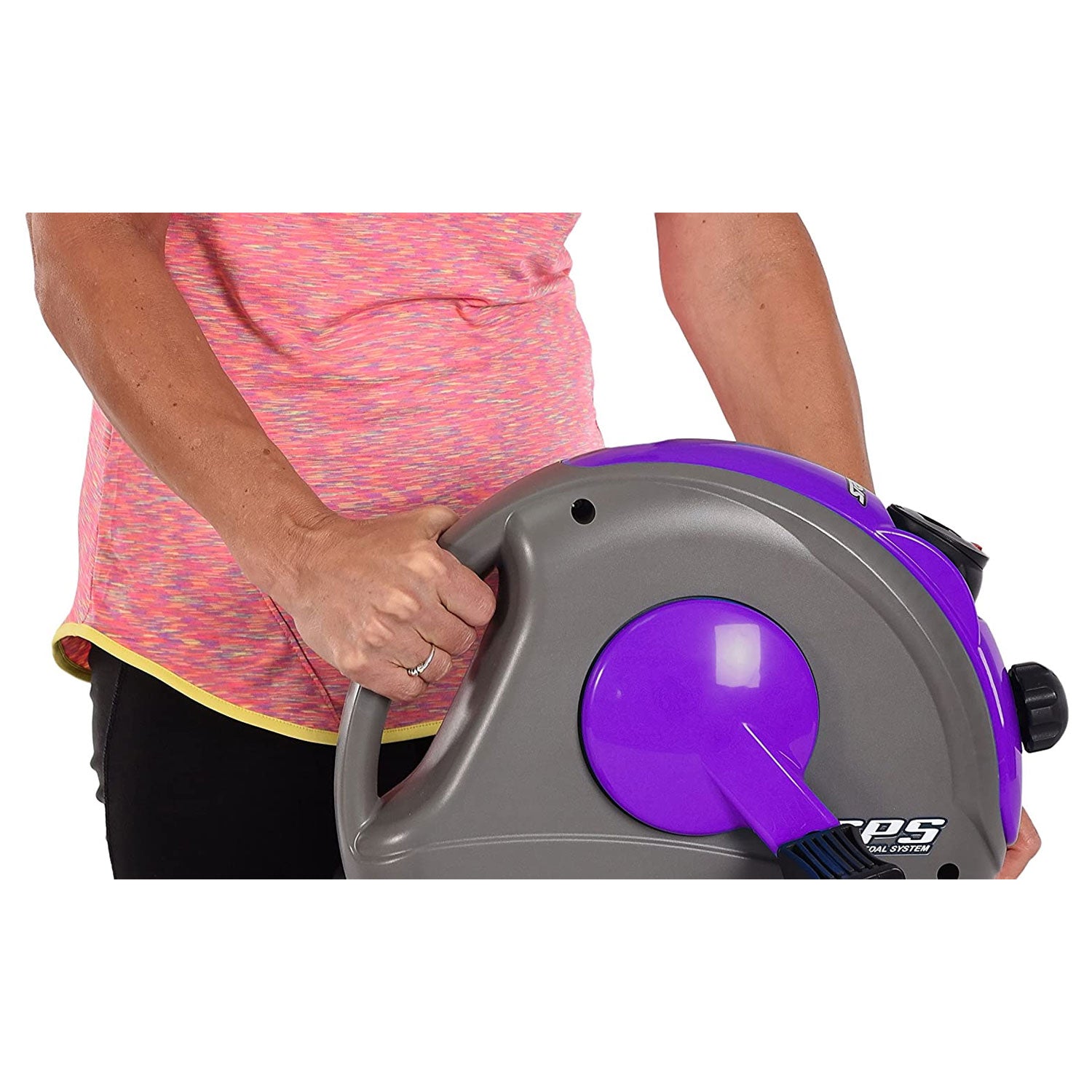 Stamina Products Mini Stationary Under Desk Exercise Bike Home/Office, Purple (Refurbished)