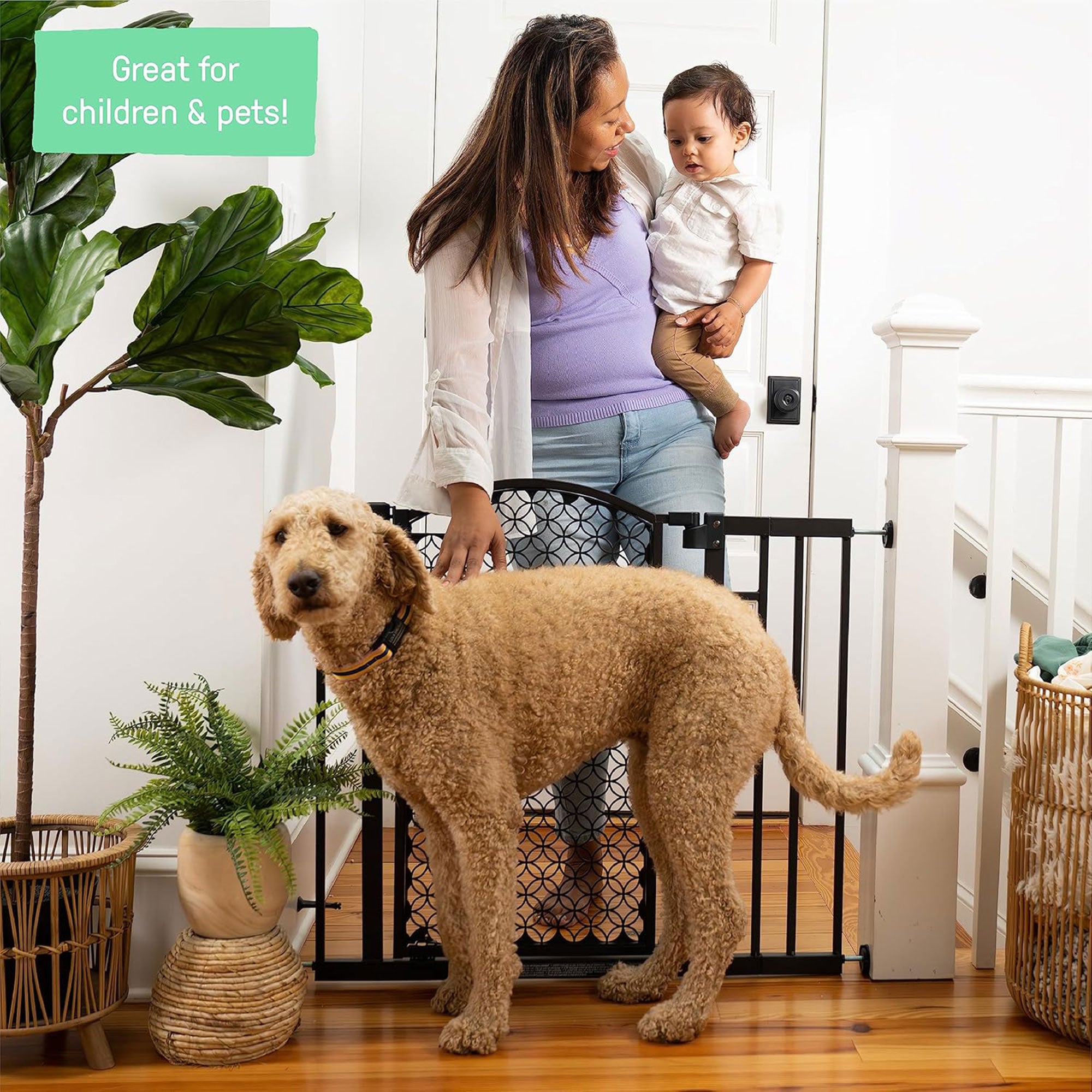 Summer Infant Union Arch 28 to 42in Pressure Mount Baby Safety Gate (Open Box) - VMInnovations