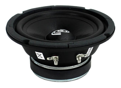 Pyle 6.5" 300W Car Mid Bass MidRange Woofer Audio Speaker 8 Ohm Black (Open Box)