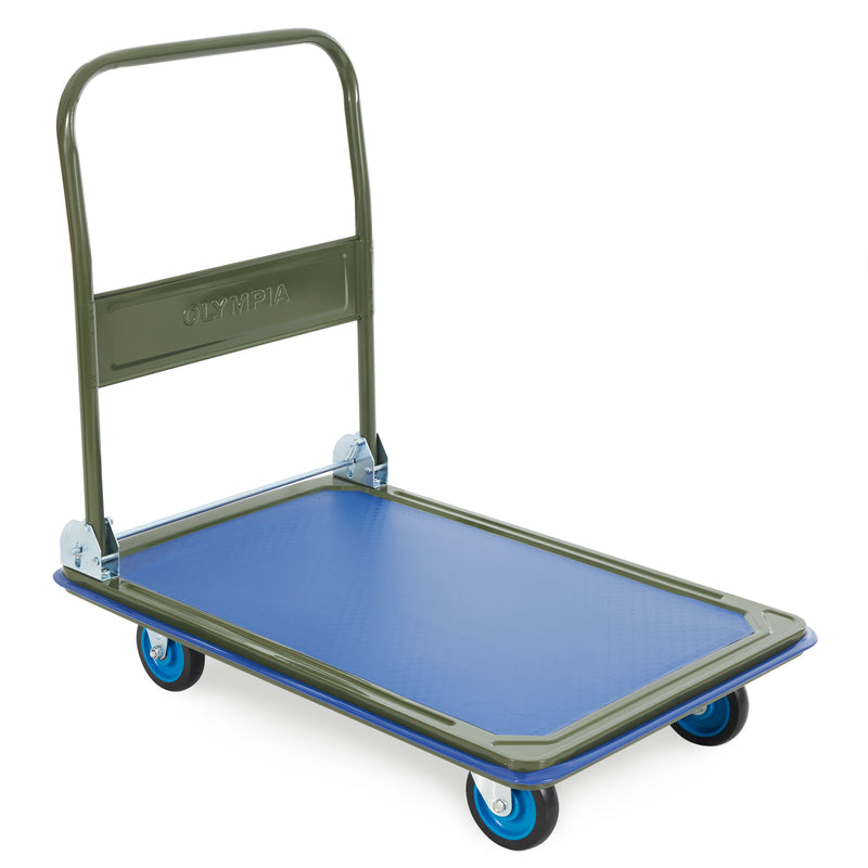 Olympia Tools Portable 600 Pound Capacity Rolling Dolly Platform Cart (Used)