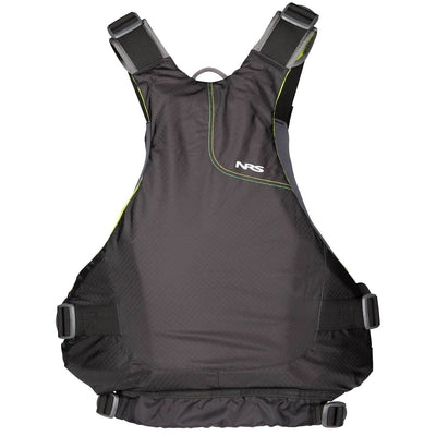 NRS Ion PFD Coast Guard Certified Adult Life Jacket, Black & Green, L/XL (Used)