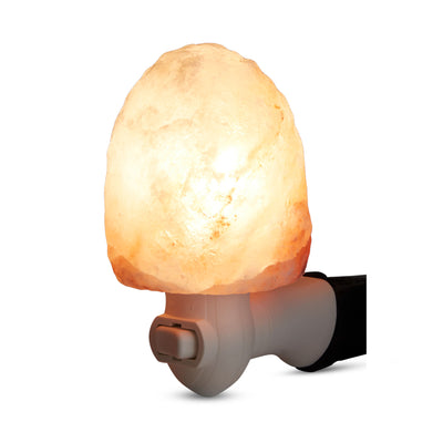 Salacia Heart of the Himalayan Electric Salt Lamp Light w/ Night Light (2 Pack)