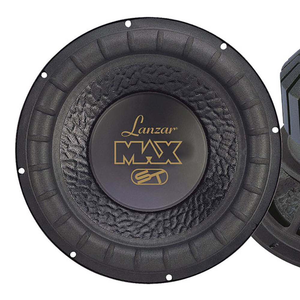 Lanzar MAX12 12 Inch 1000 Watt 4 Ohm Car Audio Power Subwoofer, 2 Pack | MAX12