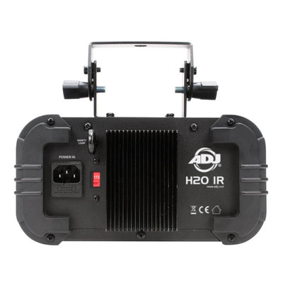 ADJ H2O IR LED Water Flowing Light Effect, 9 Ft T-bar Tripod, and Fog Machine
