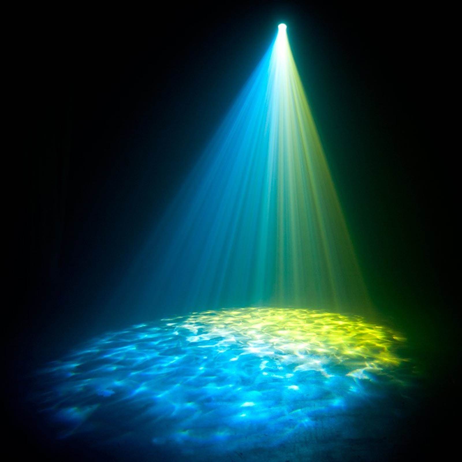 ADJ H2O IR LED Water Flowing Light Effect, 9 Ft T-bar Tripod, and Fog Machine