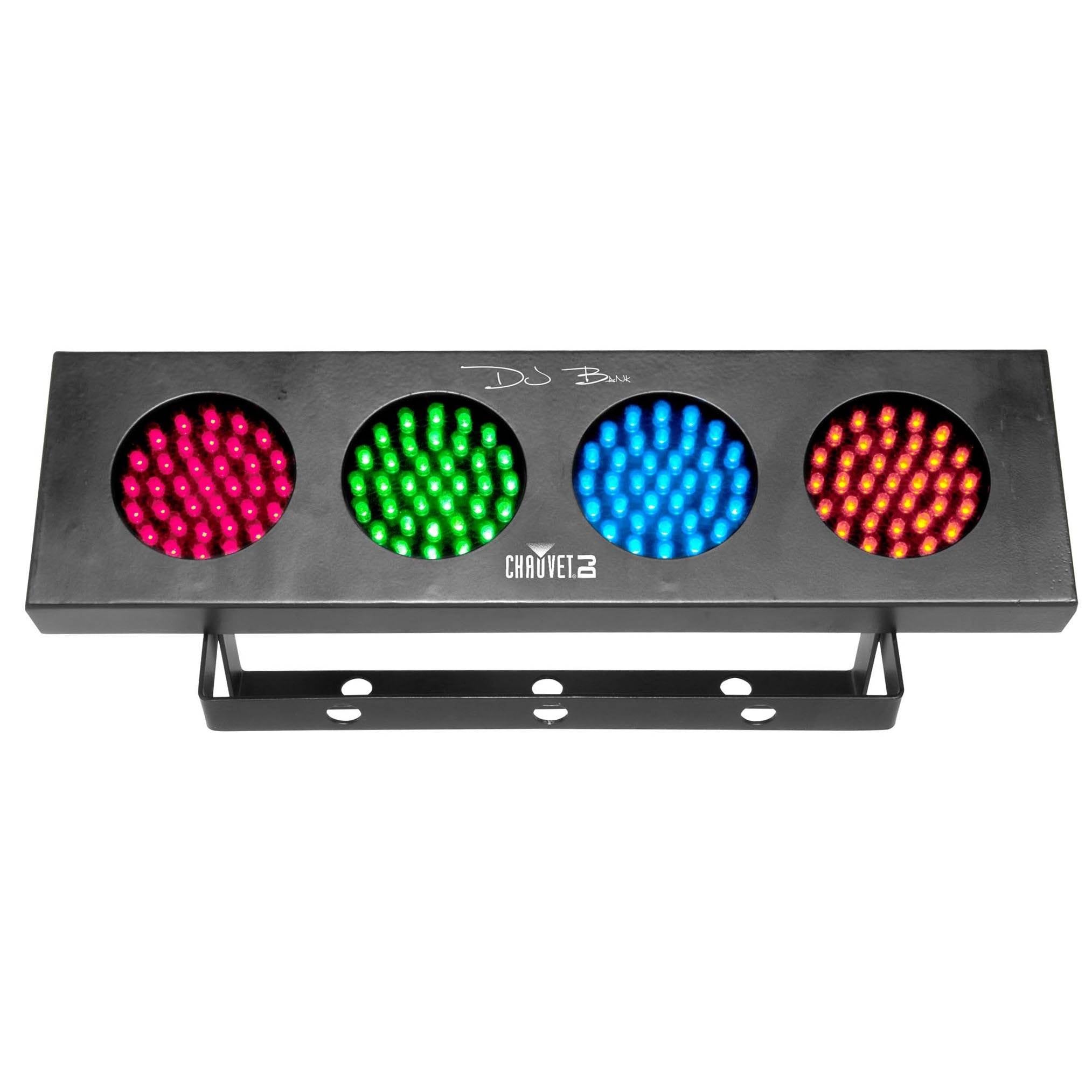 Chauvet DJ Hurricane Smoke Fog Machine + LED Wash Effect Light Strip (2 Pack)