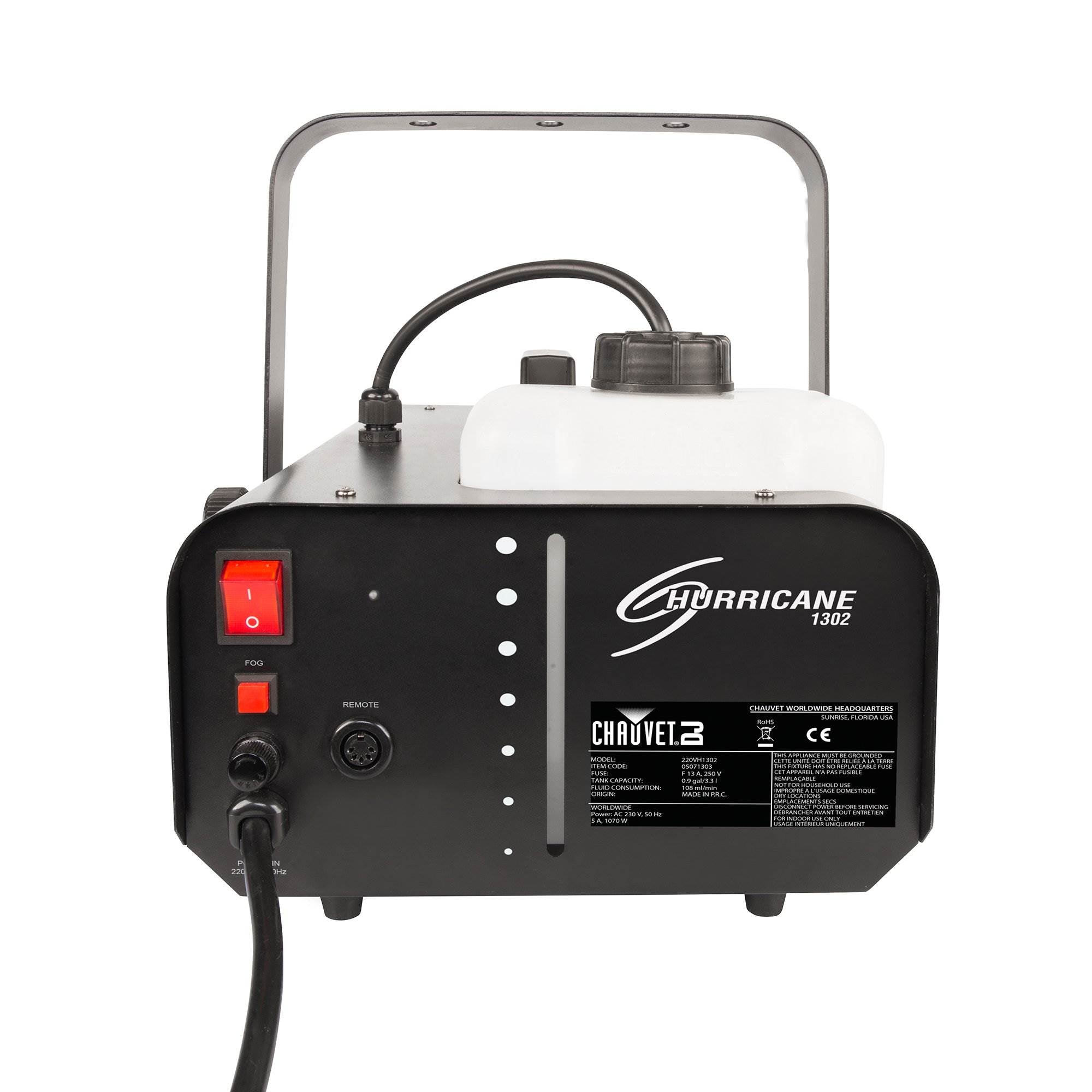 Chauvet DJ Hurricane Smoke Fog Machine + LED Beam Stage Lighting Effect